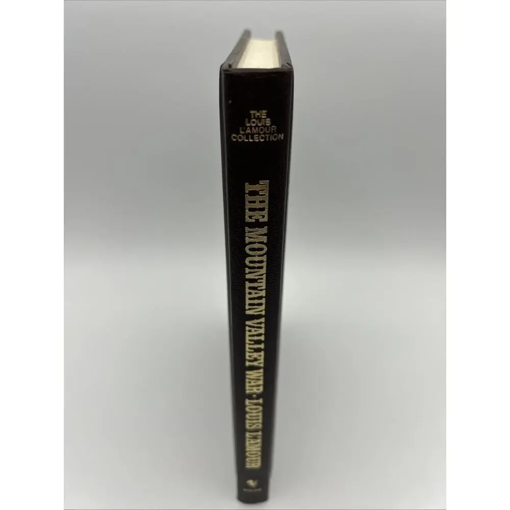 THE MOUNTAIN VALLEY WAR Louis L'Amour Leatherette Collection Like New